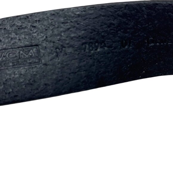 WCM New York Womens size Medium Black Statement belt turquoise cabochon Western - Picture 7 of 9